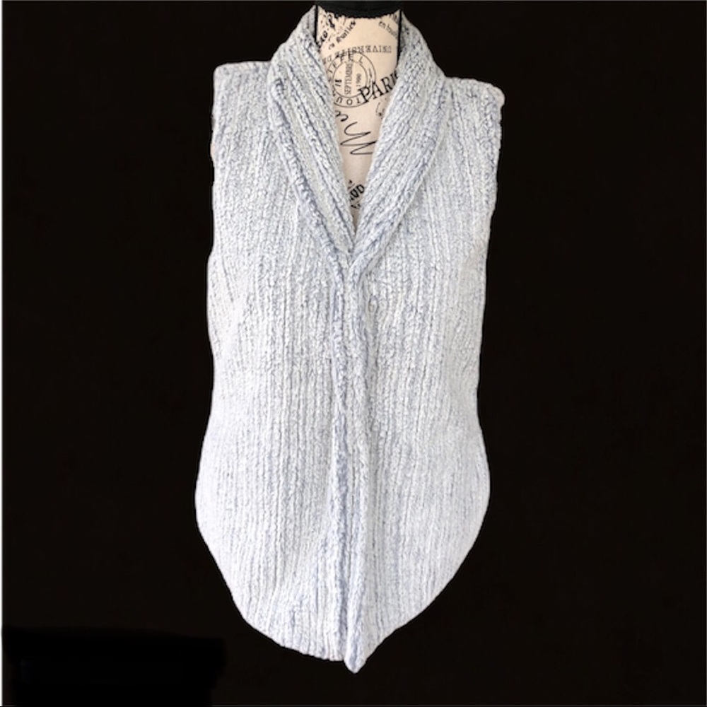 ANTHROPOLOGIE TRUE GRIT FAUX FUR VEST SIZE MEDIUM